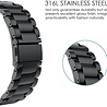 Strap-it® Strap-it Garmin Vivomove 3s Gliederarmband - 39mm - Schwarz Strap-it® Strap-it Garmin Vivomove 3s Gliederarmband - 39mm - Schwarz