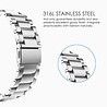 Strap-it® Strap-it Garmin Vivomove 3s Gliederarmband - 39mm - Silber Strap-it® Strap-it Garmin Vivomove 3s Gliederarmband - 39mm - Silber