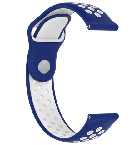 Strap-it® Strap-it Xiaomi Amazfit Pace Sportarmband (Blau / Weiß) Strap-it® Strap-it Xiaomi Amazfit Pace Sportarmband (Blau / Weiß)