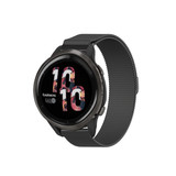 Strap-it® Garmin Venu 2 Milanese Armband - 45mm - Schwarz