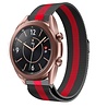 Strap-it® Strap-it Samsung Galaxy Watch 3 41mm Milanese Armband (Schwarz / Rot) Strap-it® Strap-it Samsung Galaxy Watch 3 41mm Milanese Armband (Schwarz / Rot)