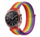 Strap-it® Strap-it Samsung Galaxy Watch 3 41mm Nylon Armband (Regenbogen)