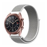 Strap-it® Samsung Galaxy Watch 3 41mm Nylon Armband (Muschel) Strap-it® Samsung Galaxy Watch 3 41mm Nylon Armband (Muschel)