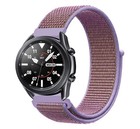 Strap-it® Strap-it Samsung Galaxy Watch 3 45mm Nylon Armband (Lila)