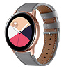 Strap-it® Strap-it Samsung Galaxy Watch Active / Active 2 Armband Leder (Grau) Strap-it® Strap-it Samsung Galaxy Watch Active / Active 2 Armband Leder (Grau)