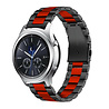 Strap-it® Strap-it Samsung Gear S3 Classic / Frontier Gliederarmband (Schwarz / Rot) Strap-it® Strap-it Samsung Gear S3 Classic / Frontier Gliederarmband (Schwarz / Rot)