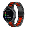 Strap-it® Strap-it Garmin Vivoactive 4 Gliederarmband - 45 mm - Schwarz / Rot Strap-it® Strap-it Garmin Vivoactive 4 Gliederarmband - 45 mm - Schwarz / Rot