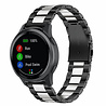 Strap-it® Strap-it Garmin Vivoactive 4 Gliederarmband - 45 mm - Schwarz / Silber Strap-it® Strap-it Garmin Vivoactive 4 Gliederarmband - 45 mm - Schwarz / Silber