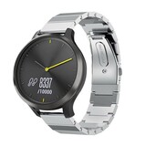 Strap-it® Garmin Vivomove HR Luxus Metallband (Silber) Strap-it® Garmin Vivomove HR Luxus Metallband (Silber)