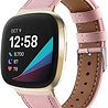 Strap-it® Strap-it Fitbit Versa 3 Armband Leder (Rosa) Strap-it® Strap-it Fitbit Versa 3 Armband Leder (Rosa)