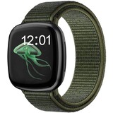 Strap-it® Fitbit Versa 3 Armband Nylon (Grün) Strap-it® Fitbit Versa 3 Armband Nylon (Grün)