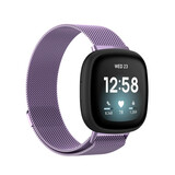 Strap-it® Fitbit Versa 3 Milanese Band (Hellviolett) Strap-it® Fitbit Versa 3 Milanese Band (Hellviolett)
