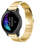 Strap-it® Strap-it Garmin Venu (SQ) Luxus Armband Metall (Gold)
