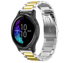 Strap-it® Strap-it Garmin Venu (SQ) Gliederarmband (Silber / Gold)