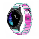 Strap-it® Garmin Venu (SQ) Stahlband (Regenbogen) Strap-it® Garmin Venu (SQ) Stahlband (Regenbogen)