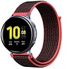 Strap-it® Strap-it Samsung Galaxy Watch Active / Active 2 Armband Nylon (Schwarz / Rot) Strap-it® Strap-it Samsung Galaxy Watch Active / Active 2 Armband Nylon (Schwarz / Rot)