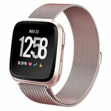 Strap-it® Fitbit Versa / Versa 2 Milanese Band - Rosa Strap-it® Fitbit Versa / Versa 2 Milanese Band - Rosa