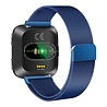 Strap-it® Strap-it Fitbit Versa / Versa 2 Milanese Band - Blau Strap-it® Strap-it Fitbit Versa / Versa 2 Milanese Band - Blau