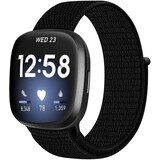 Strap-it® Fitbit Versa 3 Armband Nylon (Schwarz) Strap-it® Fitbit Versa 3 Armband Nylon (Schwarz)