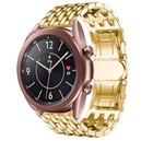 Strap-it® Strap-it Samsung Galaxy Watch 3 41mm Drache Gliederarmband (Gold)