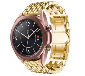 Strap-it® Samsung Galaxy Watch 3 41mm Drache Gliederarmband (Gold) Strap-it® Samsung Galaxy Watch 3 41mm Drache Gliederarmband (Gold)