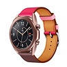 Strap-it® Strap-it Samsung Galaxy Watch 3 41mm Lederarmband (Leuchtend Pink / Rotbraun) Strap-it® Strap-it Samsung Galaxy Watch 3 41mm Lederarmband (Leuchtend Pink / Rotbraun)