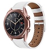 Strap-it® Strap-it Samsung Galaxy Watch 3 41mm Lederarmband (Weiß) Strap-it® Strap-it Samsung Galaxy Watch 3 41mm Lederarmband (Weiß)