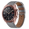 Strap-it® Strap-it Samsung Galaxy Watch 3 41mm Lederarmband (Grau) Strap-it® Strap-it Samsung Galaxy Watch 3 41mm Lederarmband (Grau)