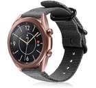 Strap-it® Strap-it Samsung Galaxy Watch 3 41mm Nylon schnallenband (Schwarz)