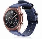 Strap-it® Strap-it Samsung Galaxy Watch 3 41mm Nylon schnallenband (Blau)