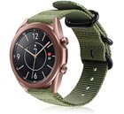 Strap-it® Strap-it Samsung Galaxy Watch 3 41mm Nylon schnallenband (Grün)