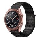 Strap-it® Strap-it Samsung Galaxy Watch 3 41mm Nylon Armband (Schwarz)