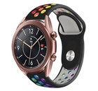 Strap-it® Strap-it Samsung Galaxy Watch 3 41mm Sportarmband (Schwarz / Bunt)