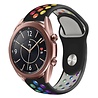 Strap-it® Strap-it Samsung Galaxy Watch 3 41mm Sportarmband (Schwarz / Bunt) Strap-it® Strap-it Samsung Galaxy Watch 3 41mm Sportarmband (Schwarz / Bunt)