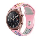 Strap-it® Strap-it Samsung Galaxy Watch 3 41mm Sportarmband (Rosa / Bunt)