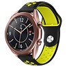 Strap-it® Strap-it Samsung Galaxy Watch 3 41mm Sportarmband (Schwarz / Gelb) Strap-it® Strap-it Samsung Galaxy Watch 3 41mm Sportarmband (Schwarz / Gelb)