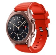 Strap-it® Samsung Galaxy Watch 3 41mm Armband Silikon (Rot)