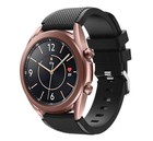Strap-it® Strap-it Samsung Galaxy Watch 3 41mm Armband Silikon (Schwarz)