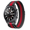 Strap-it® Strap-it Samsung Galaxy Watch 3 45mm Milanese Armband (Schwarz / Rot) Strap-it® Strap-it Samsung Galaxy Watch 3 45mm Milanese Armband (Schwarz / Rot)