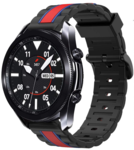 Strap-it® Strap-it Samsung Galaxy Watch 3 45mm Special Edition band (Schwarz / Rot)