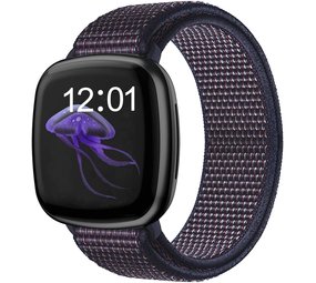 Strap-it® Fitbit Versa 3 Armband Nylon (IndigoBlau) Strap-it® Fitbit Versa 3 Armband Nylon (IndigoBlau)