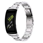 Strap-it® Strap-it Samsung Gear Fit 2 (Pro) Gliederarmband (Silber)
