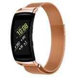 Strap-it® Samsung Gear Fit 2 (Pro) Milanese Armband (Roségold)