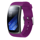 Strap-it® Samsung Gear Fit 2 (Pro) Armband Silikon (Lila)