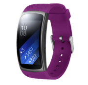 Strap-it® Samsung Gear Fit 2 (Pro) Armband Silikon (Lila)