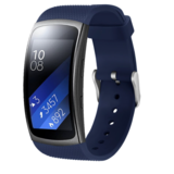 Strap-it® Samsung Gear Fit 2 (Pro) Armband Silikon (Dunkelblau)