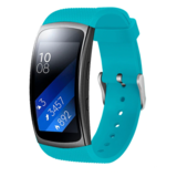 Strap-it® Samsung Gear Fit 2 (Pro) Armband Silikon (Aqua)