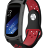 Strap-it® Strap-it Samsung Gear Fit 2 (Pro) Sportarmband (Schwarz / Rot) Strap-it® Strap-it Samsung Gear Fit 2 (Pro) Sportarmband (Schwarz / Rot)