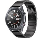 Strap-it® Strap-it Samsung Galaxy Watch 3 45mm Armband Metall (Schwarz)