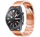 Strap-it® Strap-it Samsung Galaxy Watch 3 45mm Armband Metall (Roségold)